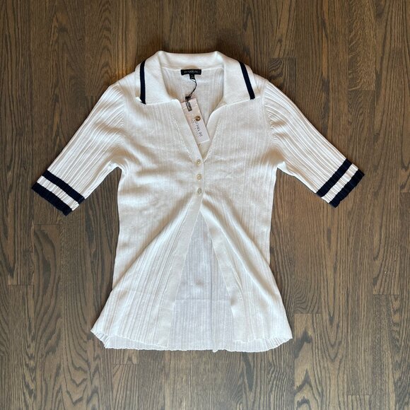 NWT - Dynamite Striped Button Cardigan - Size s - Picture 1 of 4